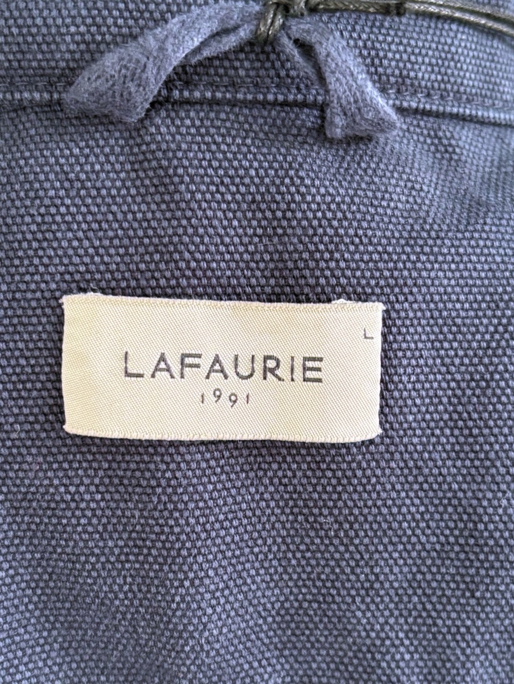 Lafaurie Braque Painter’s Jacket in heavy canvas -Blue | Large - Picture 13 of 15